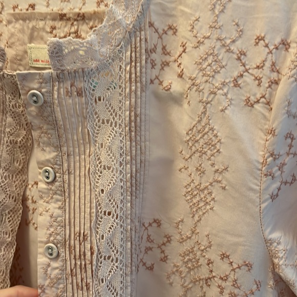 Odd Molly Cotton Blouse Size 2 - Picture 12 of 14